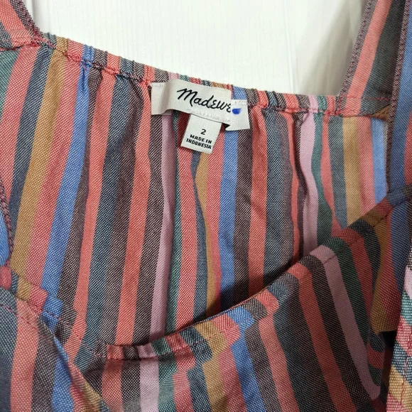 Madewell cami in rainbow stripe - Picture 4 of 6